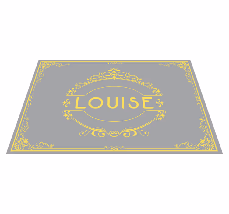 Tischset mit namen elegante namenspräsentation - TenStickers