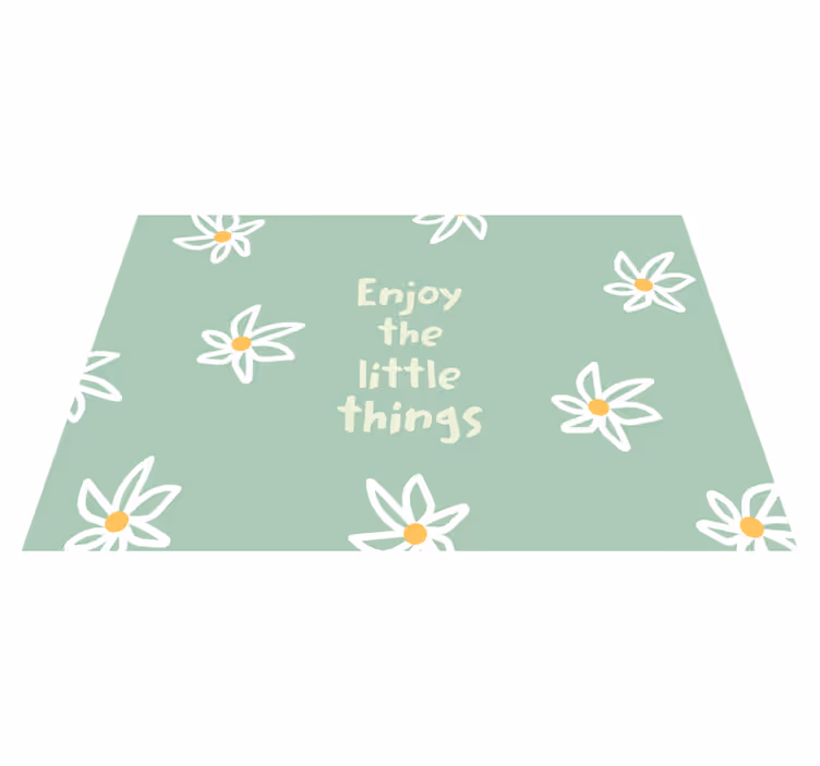 Tischset modern Inspirierendes blumendesign - TenStickers