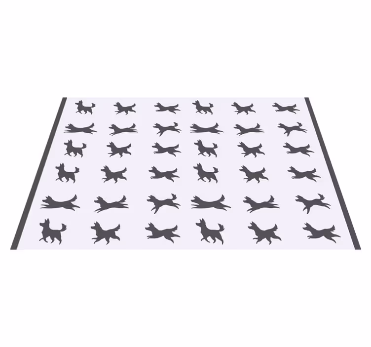 Tischsets originell im stilvollen hundemuster - TenStickers