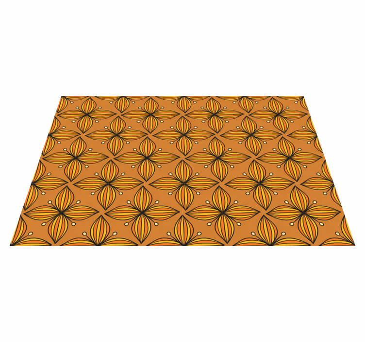 Tischsets originell mit floral-geometrischem muster - TenStickers