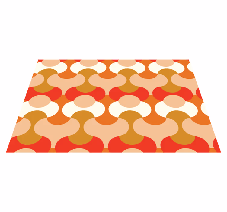 Tischset modern mit lebhaften geometrischen motiven - TenStickers
