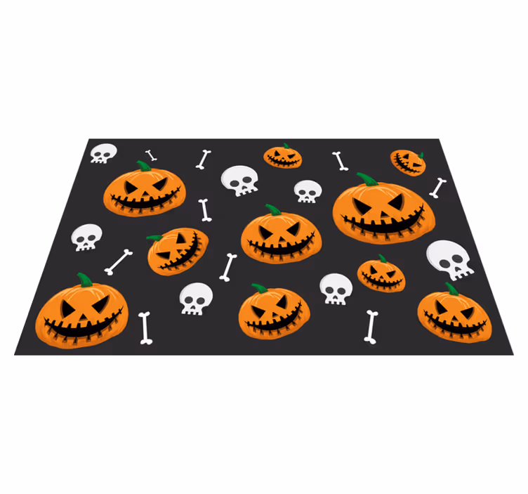 Tischset halloween mit kürbismuster - TenStickers