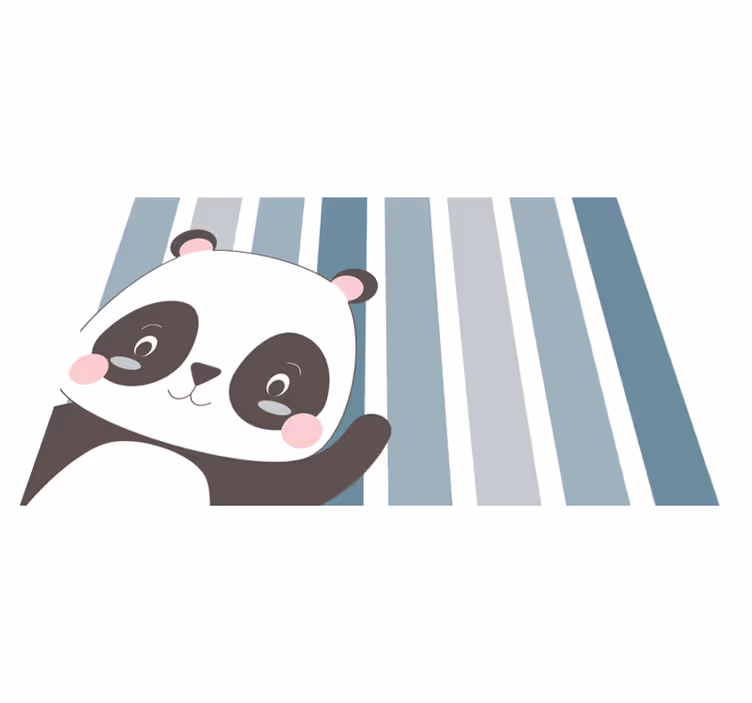 Tischset kinder im panda-design - TenStickers
