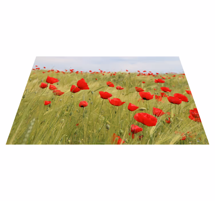 Tischsets originell mohnfeld tischsets - TenStickers