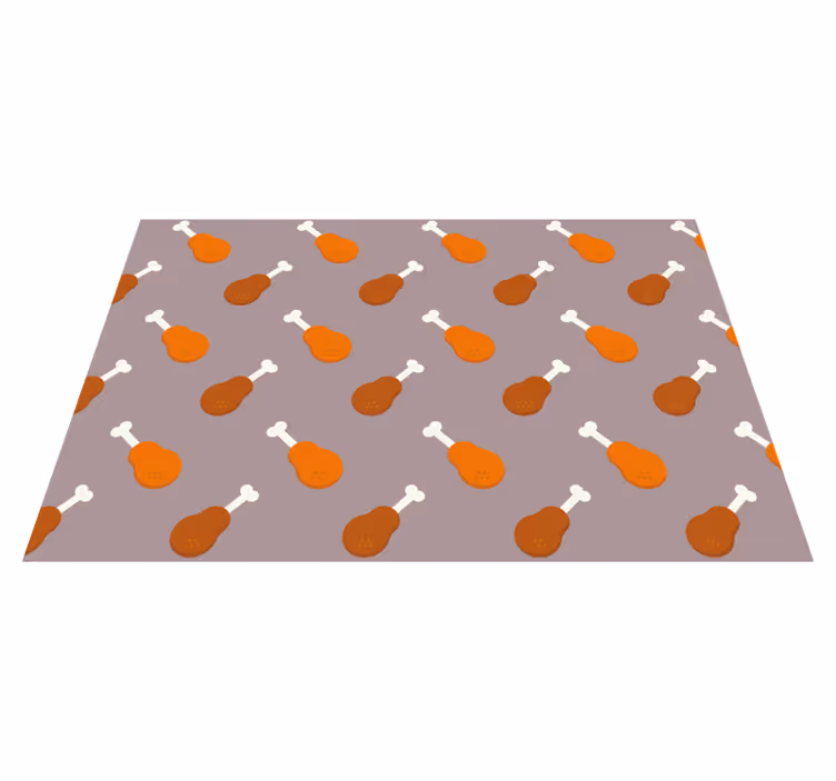 Tischsets originell mit hühnerbeinkarree - TenStickers