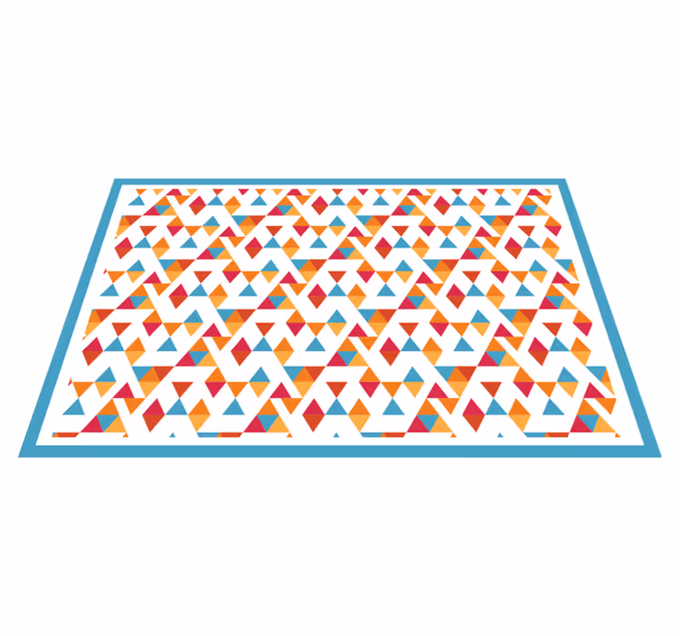 Tischsets originell mit lebhaftem geometrischen design - TenStickers