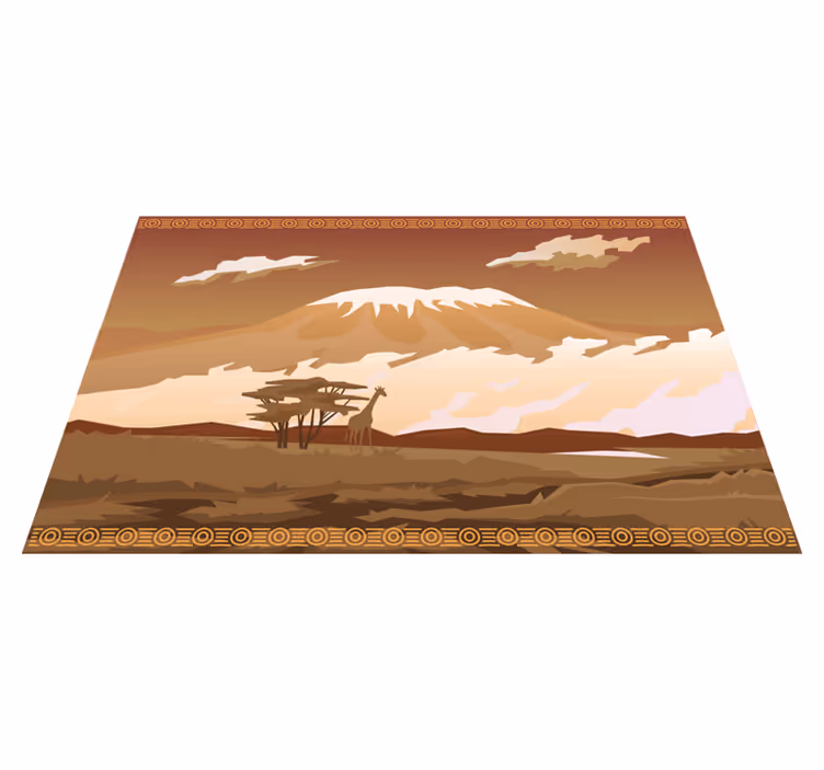 Tischsets originell majestätische berglandschaft - TenStickers
