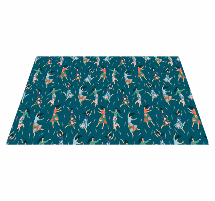 Tischsets originell mit tanzenden frauen motiv - TenStickers