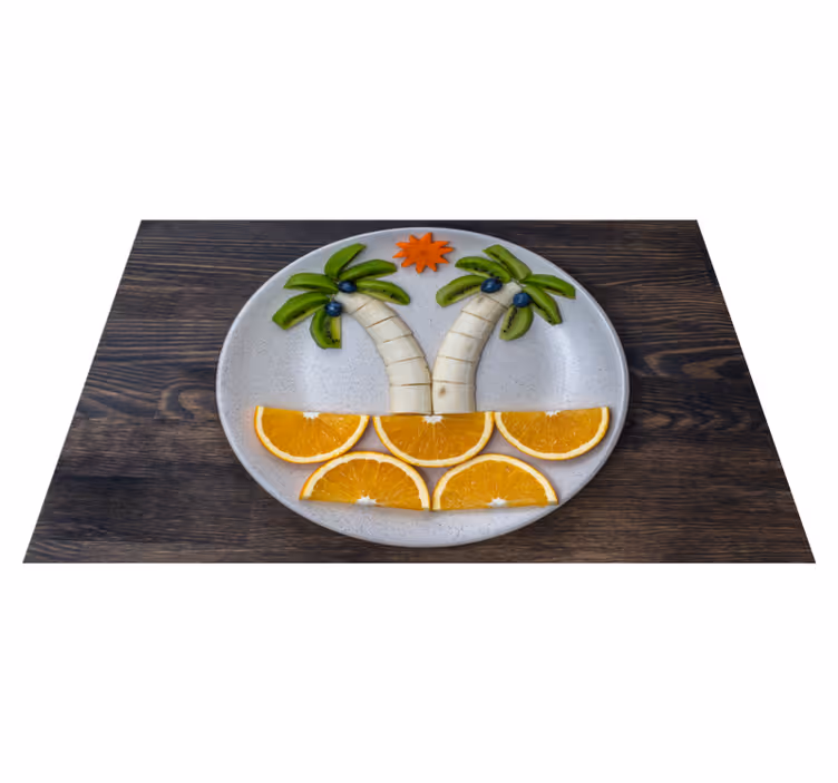 Tischsets originell tropisches obstarrangement - TenStickers