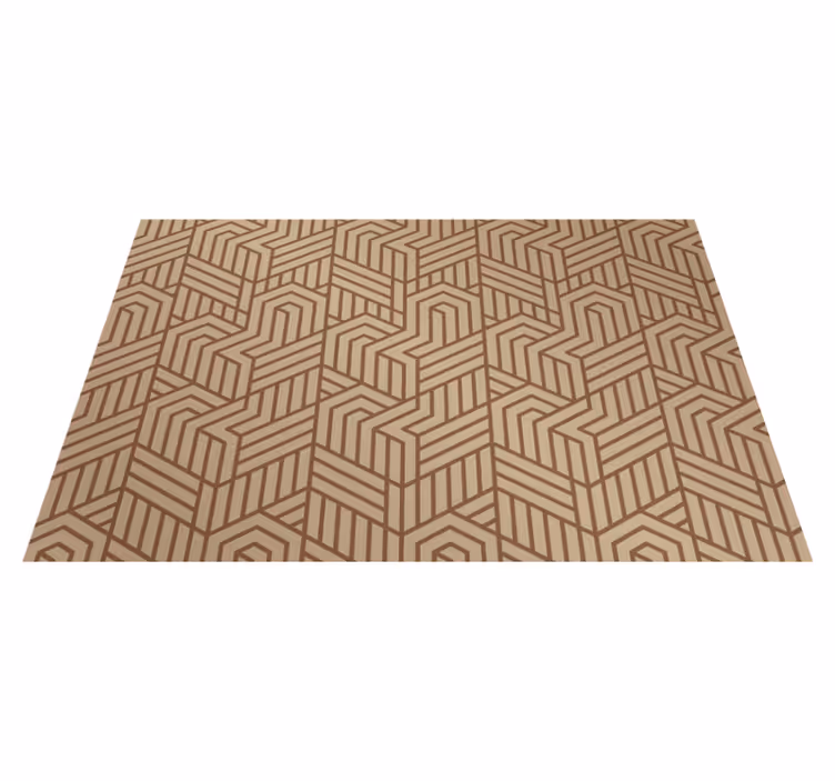 Tischset modern mit geometrischer strukturoberfläche - TenStickers