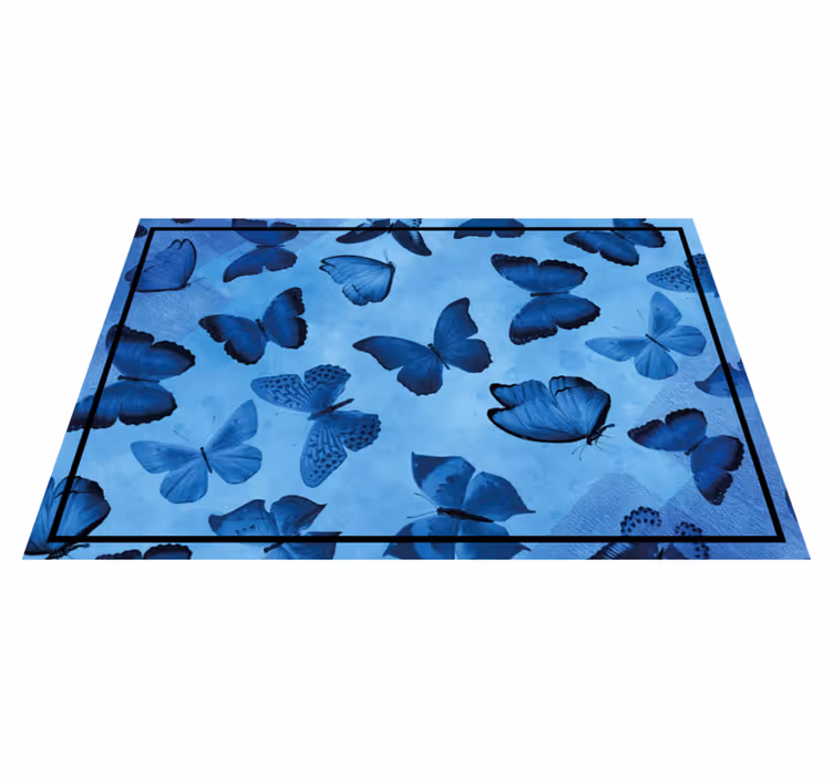 Tischset textur mit schmetterlingsmuster hintergrund - TenStickers