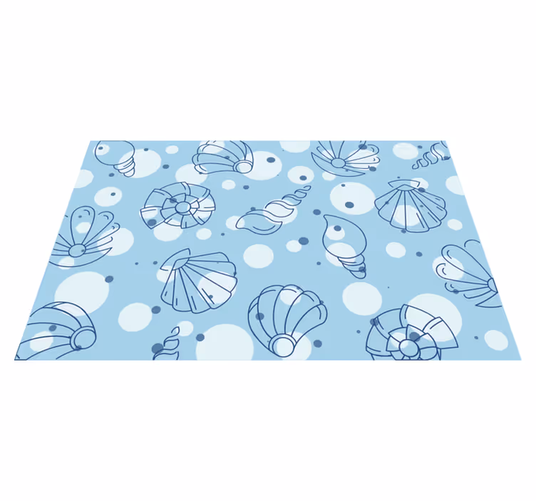 Tischsets originell mit muschel-muster - TenStickers