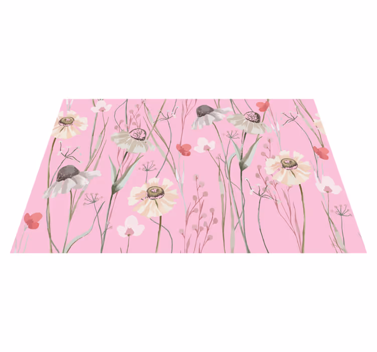 Tischsets originell Rosa pastellfarben Muster - TenStickers