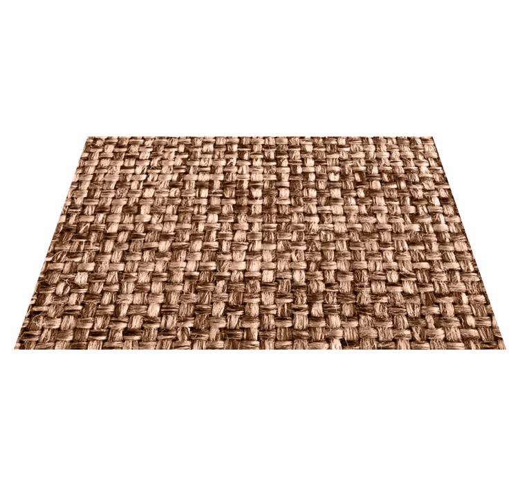 Tischset textur aus natürlichem fasergewebe - TenStickers