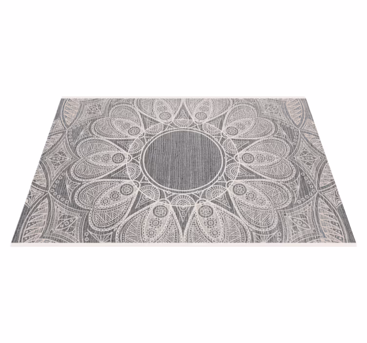 Tischset textur mit filigranen mandala-mustern - TenStickers
