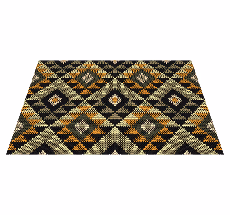 Tischset textur mit schickem geometrischen muster - TenStickers