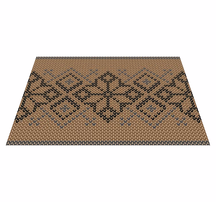 Tischset textur geometrisches muster mit kontrast - TenStickers