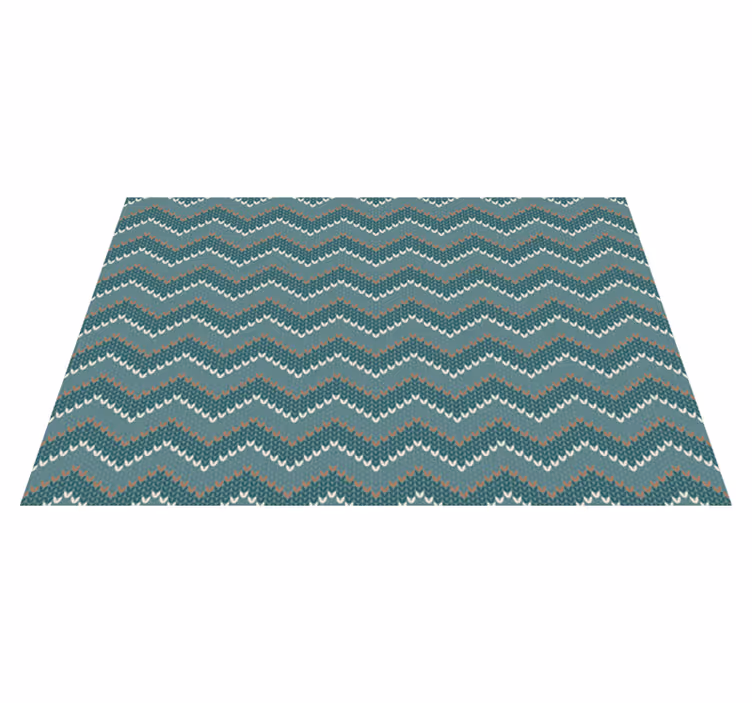 Tischset textur mit wellenmuster design - TenStickers