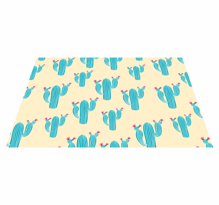 Tischsets originell mit kaktusmuster freude - TenStickers