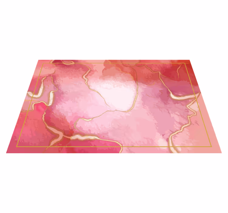 Tischset textur elegantes pinkes marmor - TenStickers