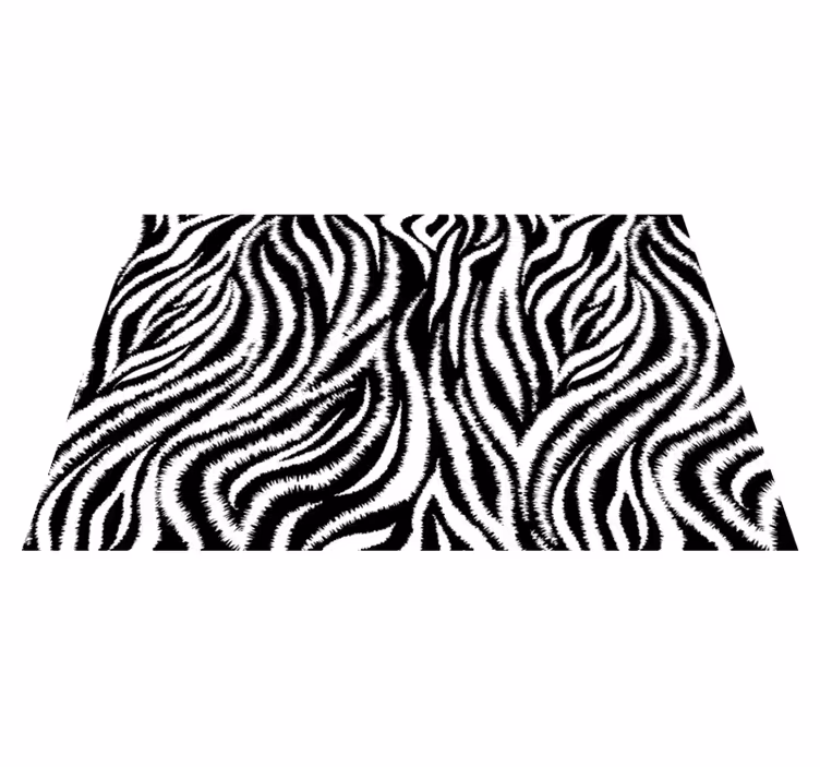 Tischset textur im zebra-muster - TenStickers