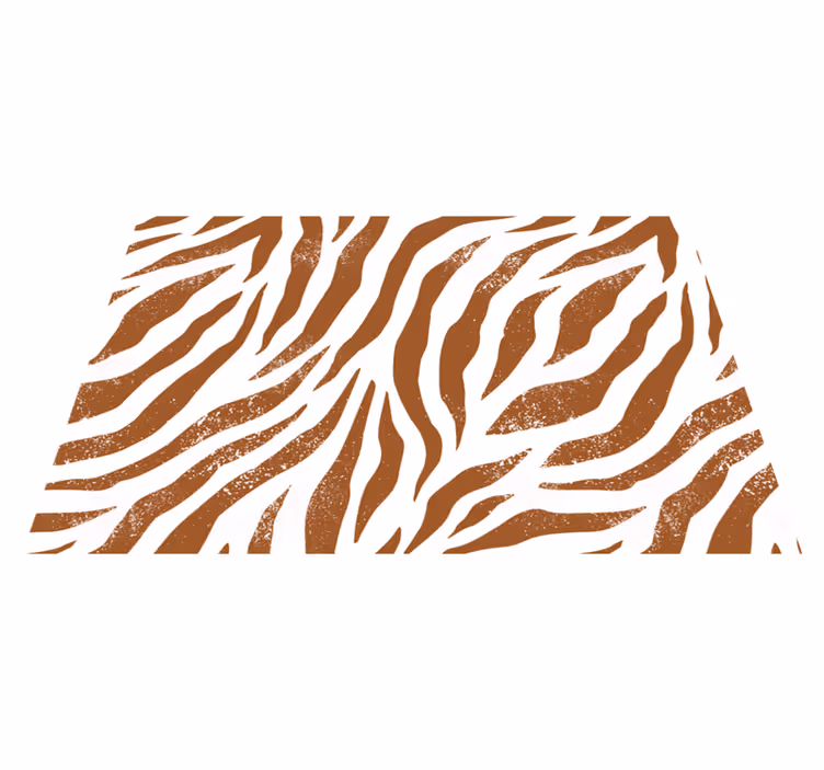 Tischset textur zebra-muster tischdecke - TenStickers