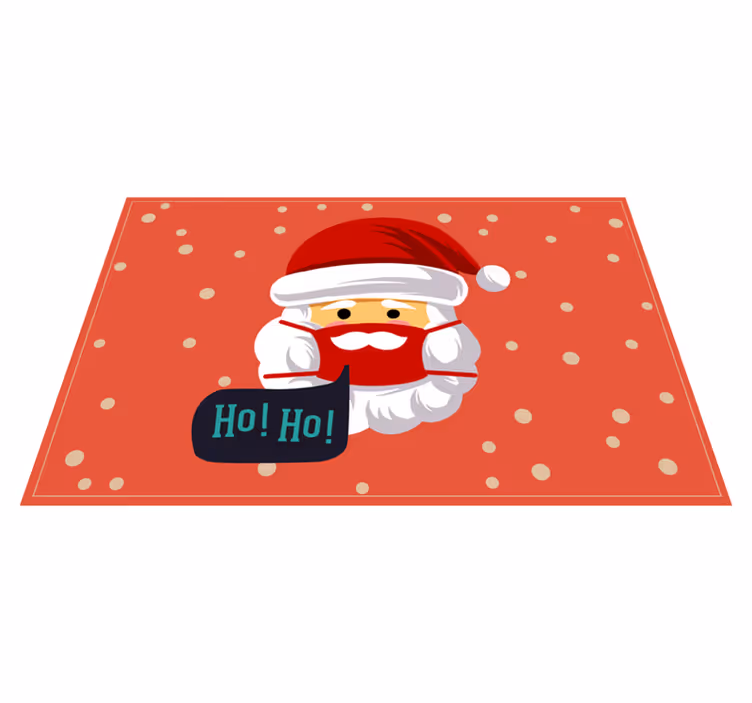 Tischset weihnachten weihnachtsmann freude - TenStickers