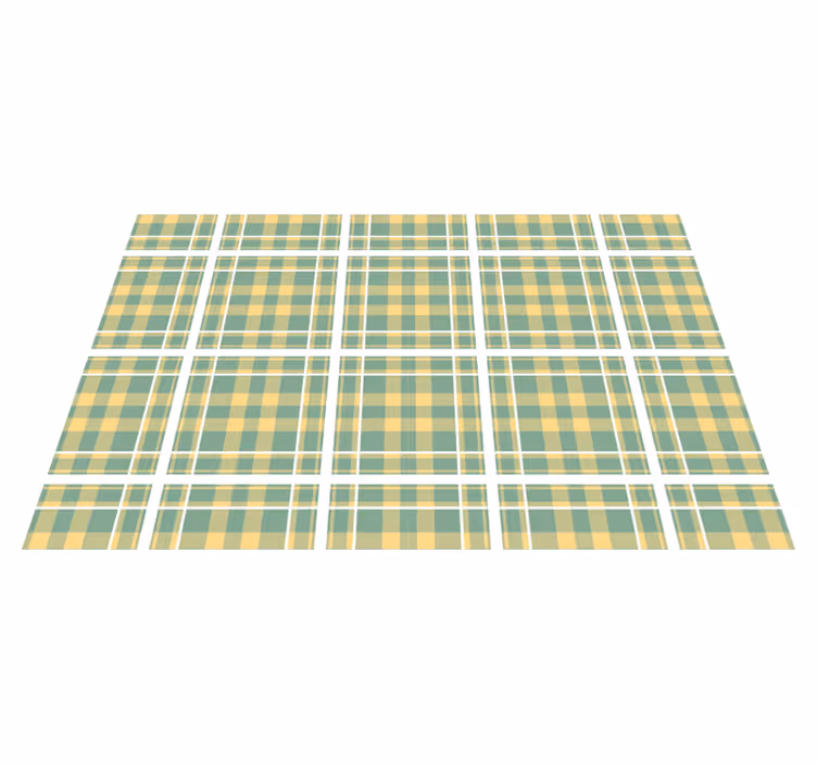 Tischset textur kariertes muster textil - TenStickers
