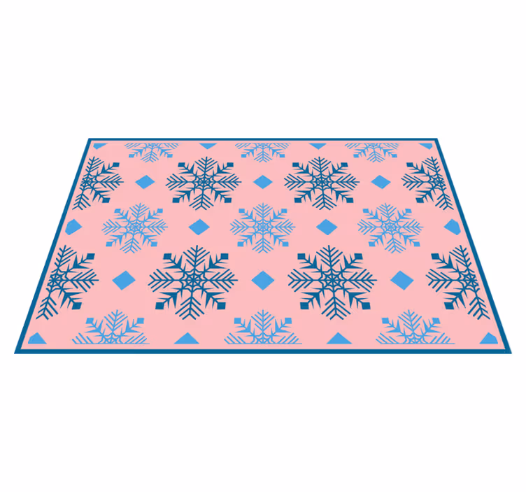 Tischset weihnachten schneeflockenmuster tischdekoration - TenStickers