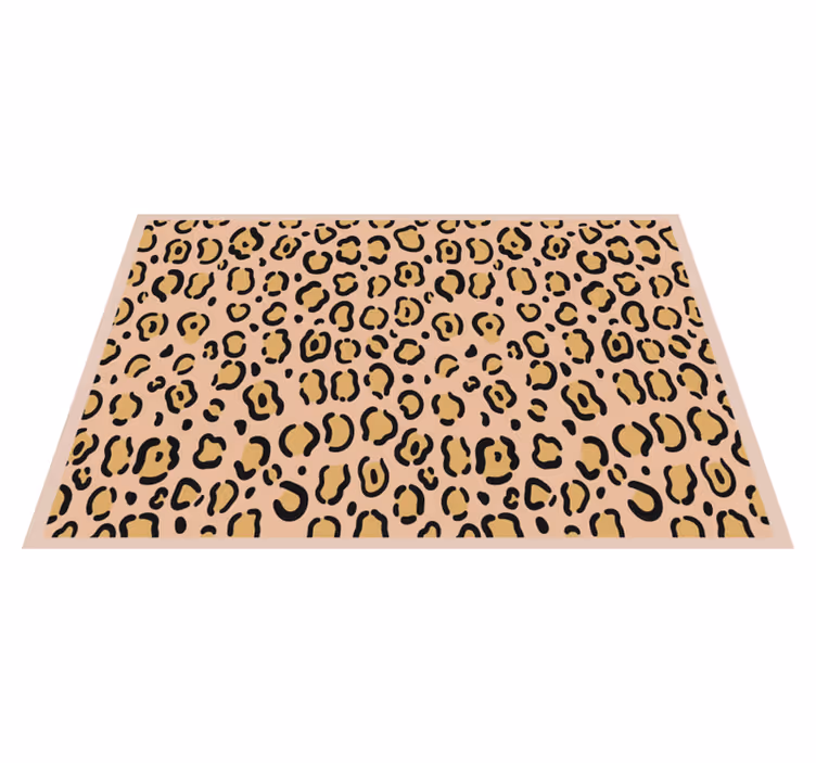 Tischset textur leopardenfell-muster - TenStickers