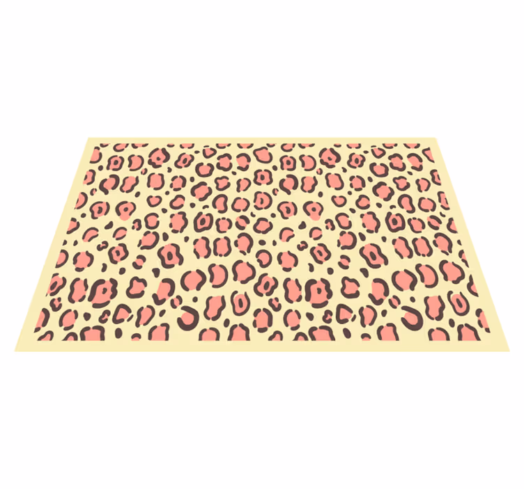 Tischset textur im leopardenmuster stil - TenStickers