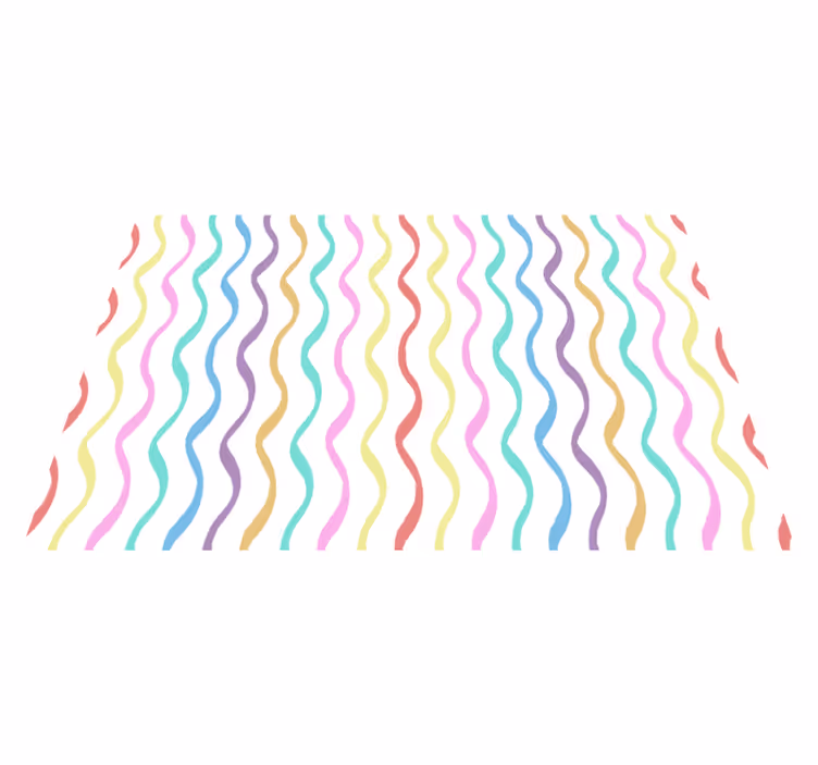 Tischset textur mit wellenmuster druck - TenStickers