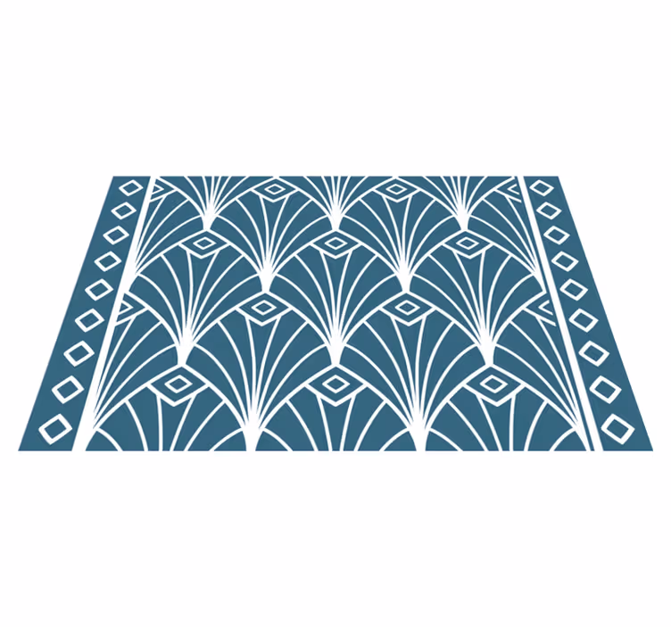 Tischset modern mit stilvollem blumenmuster - TenStickers