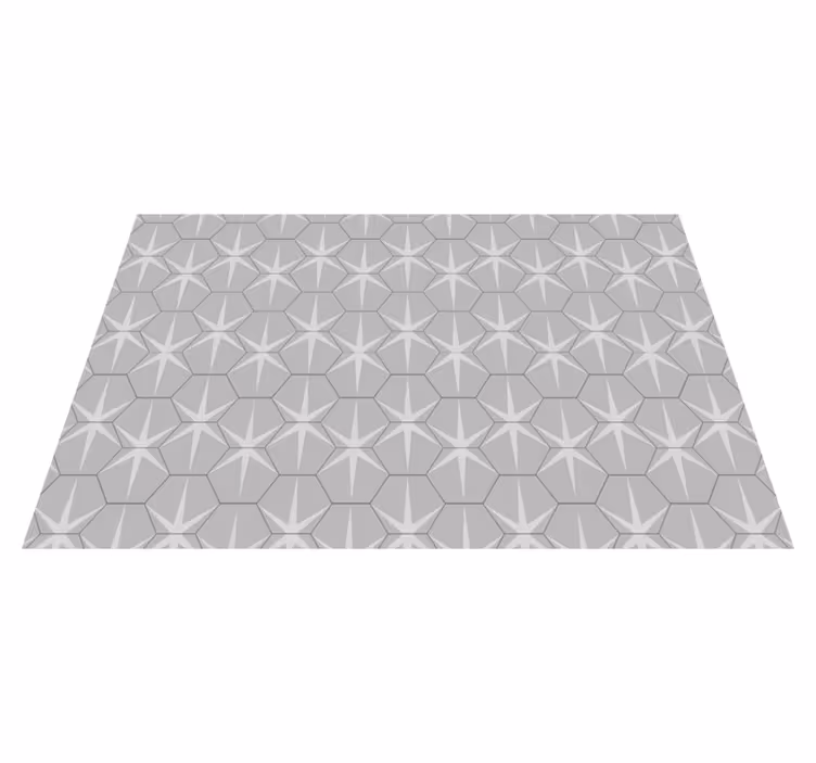 Tischset textur mit hexagonalem sternmuster - TenStickers