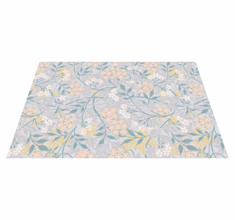Tischset textur mit floraler inspiration - TenStickers