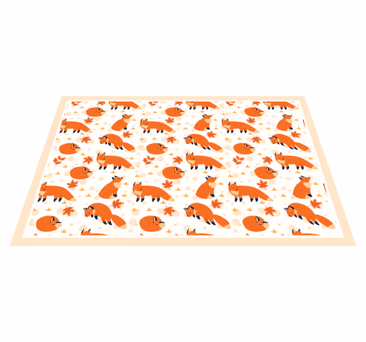 Tischset Kinder Schöne füchse - TenStickers