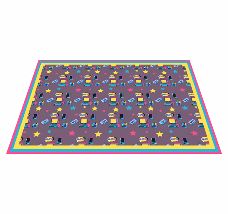 Tischsets originell bunter sternenprint - TenStickers