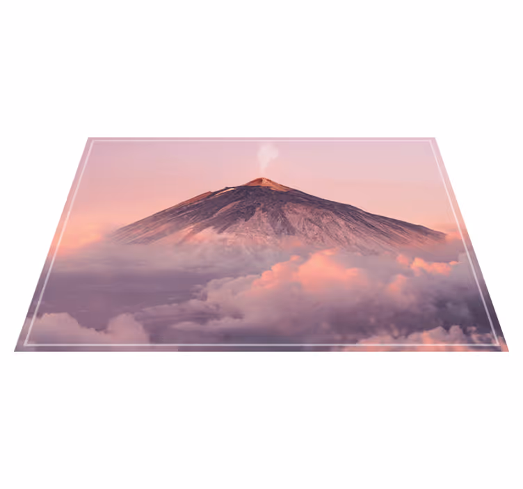 Tischset modern vulkanlandschaft - TenStickers