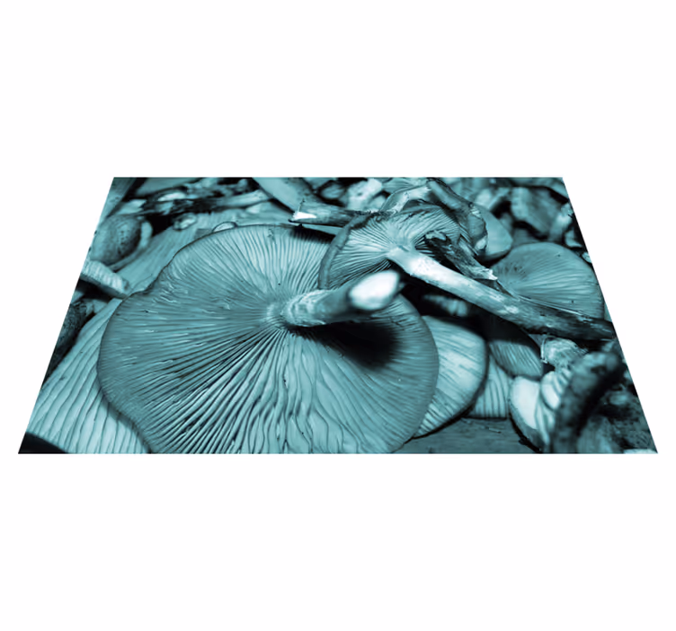Tischset textur pilz nahaufnahme - TenStickers