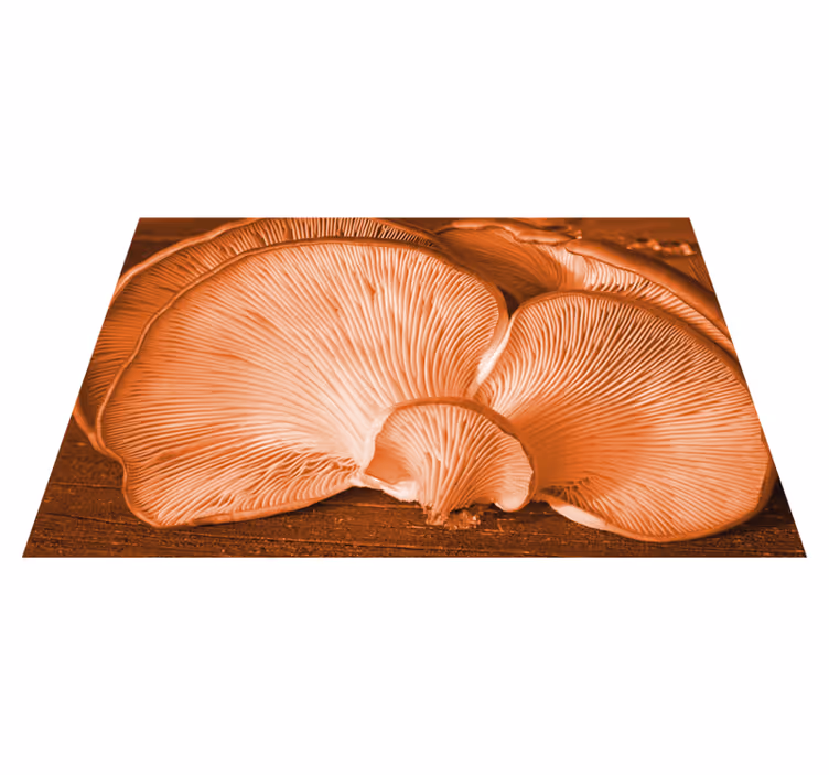 Tischset textur pilz küchenaccessoires - TenStickers