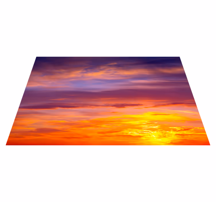 Tischset modern sonnenuntergang horizontblick - TenStickers