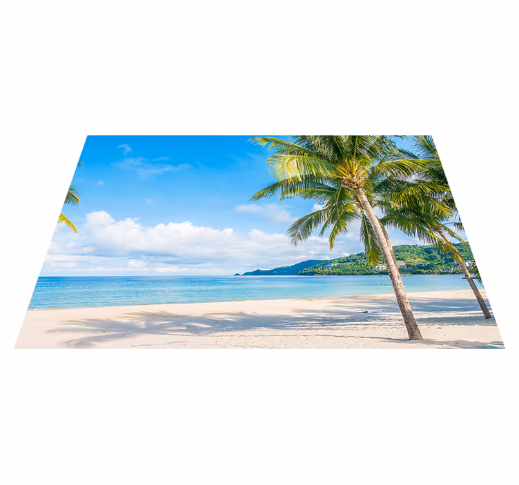 Tischsets originell traumstrand im tropenstil - TenStickers