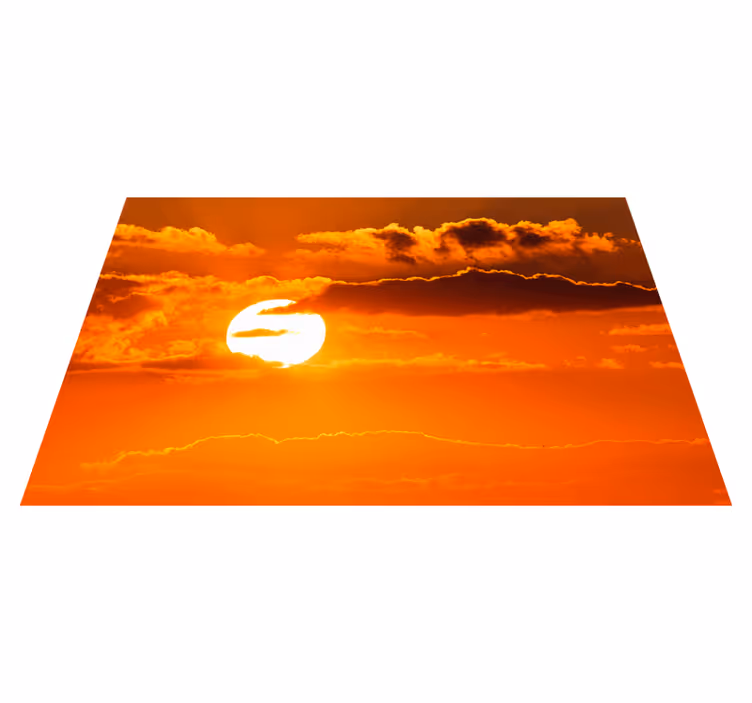 Tischset modern sonnenuntergang himmelsszene - TenStickers