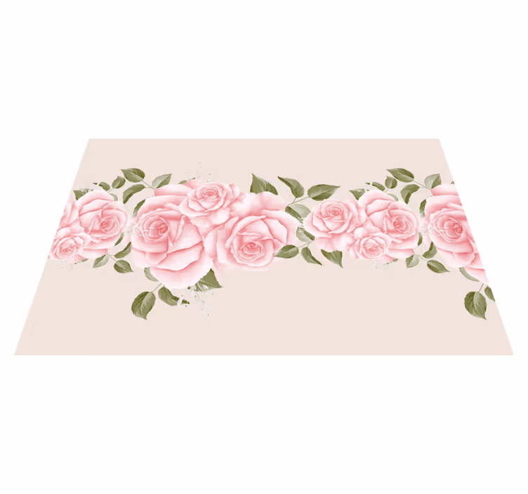Tischsets originell elegantes rosenarrangement - TenStickers