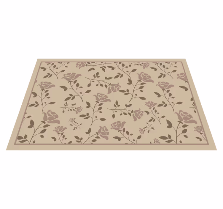 Tischset textur mit floralem botanischen muster - TenStickers