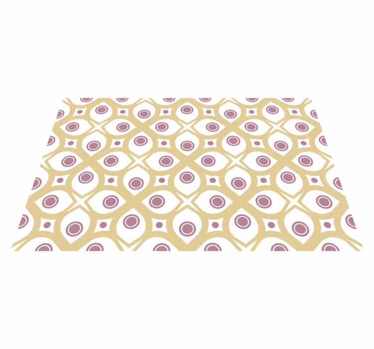 Tischset modern geometrisches muster arrangement - TenStickers