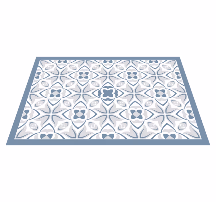 Tischset textur mit filigranem blumenmuster - TenStickers