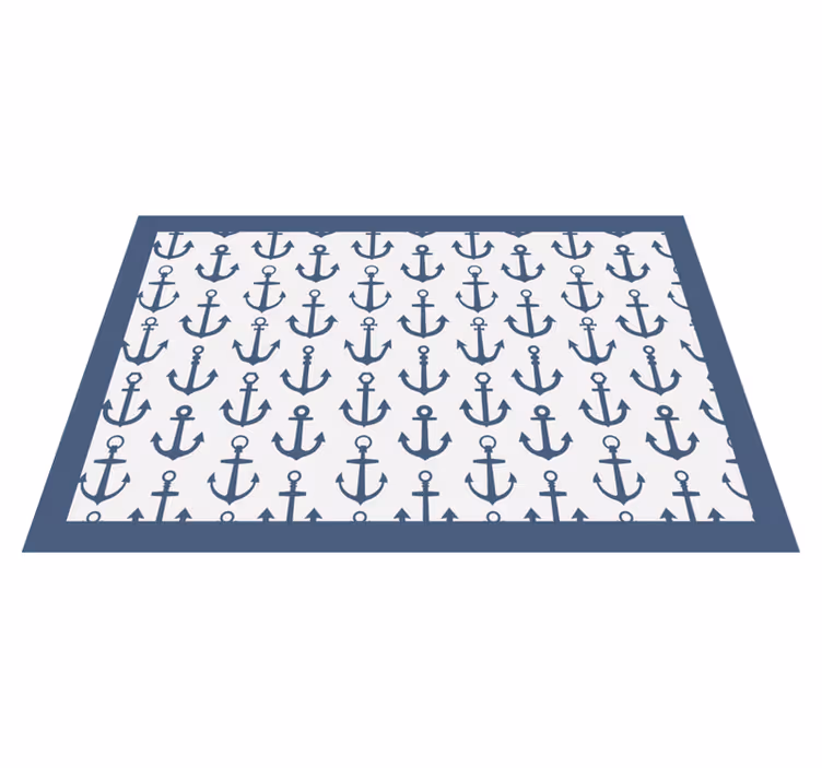 Tischsets originell mit anker-muster oberfläche - TenStickers