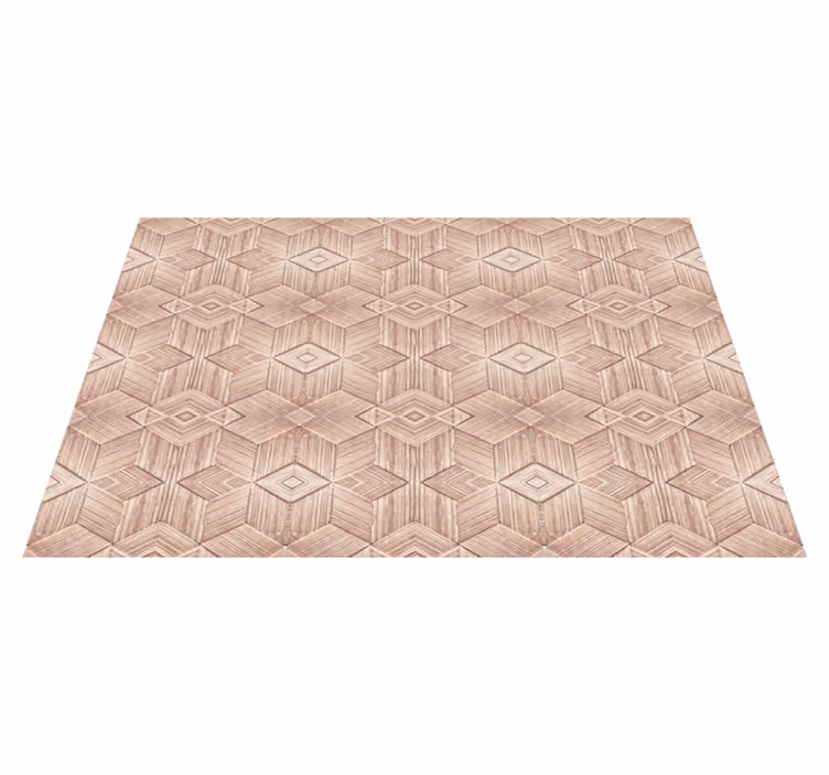 Tischset textur geometrisches holzdesign - TenStickers