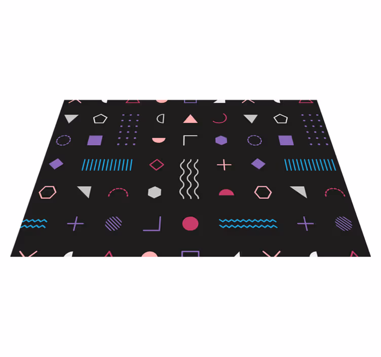 Tischset modern mit geometrischem muster hintergrund - TenStickers
